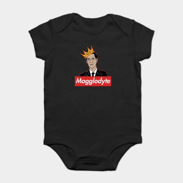 Mogglodyte Jacob Rees Mogg Baby Bodysuit by dumbshirts